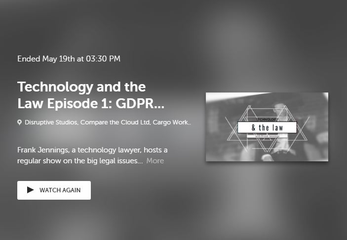 Technology & the Law episode 1: GDPR and data location